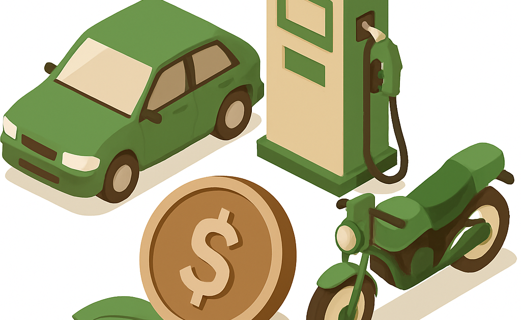 Ilustracao auto e moto BoraDicas tutorial