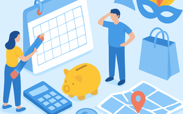 Ilustracao BoraDicas tutorial como economizar no carnaval