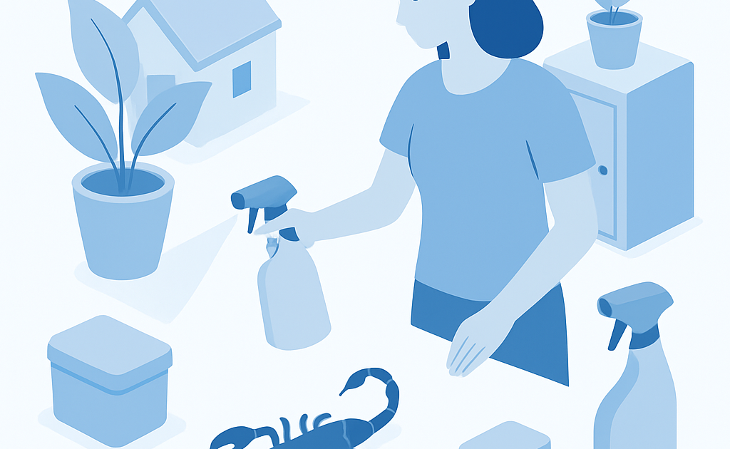 Ilustracao BoraDicas tutorial como eliminar escorpiao em casa