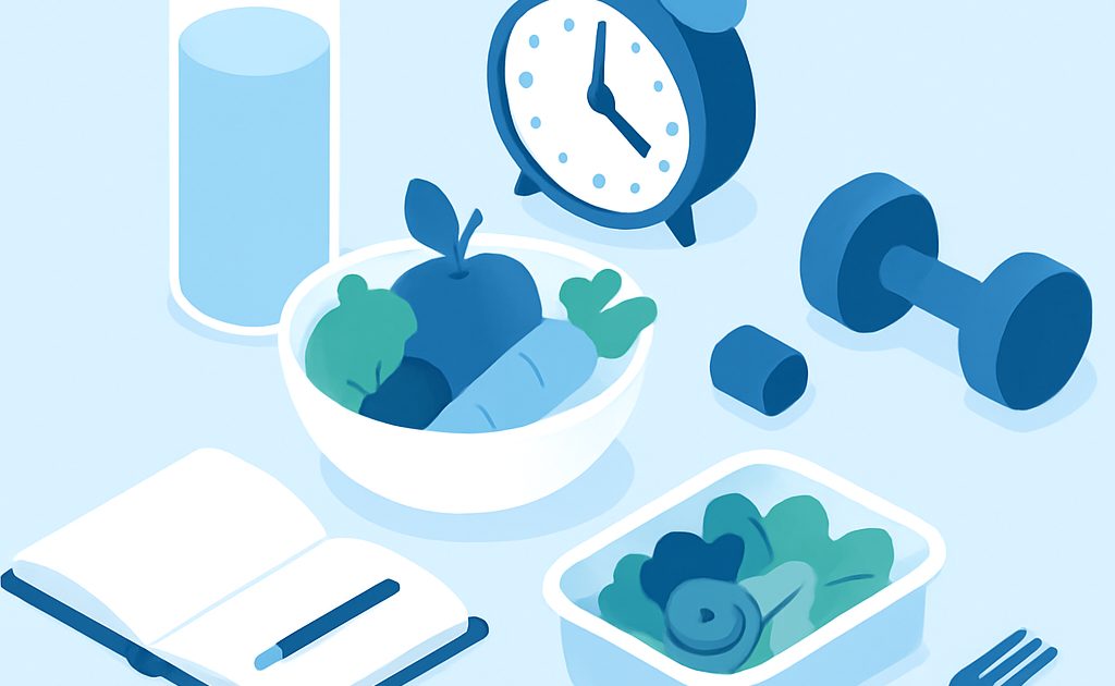 Ilustracao BoraDicas tutorial como emagrecer sem dieta radical