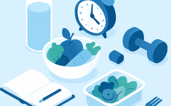 Ilustracao BoraDicas tutorial como emagrecer sem dieta radical