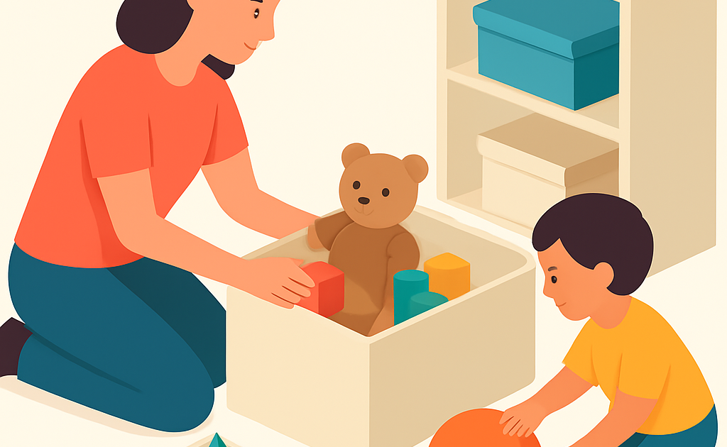 como ensinar criancas guardar brinquedos passo a passo BoraDicas