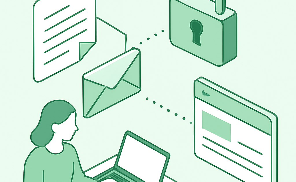 como enviar documentos email seguro passo a passo BoraDicas