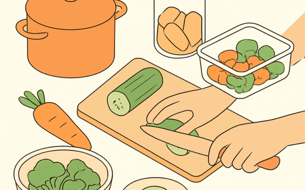 como evitar desperdicio de legumes com tecnica de prepreparo passo a passo BoraD