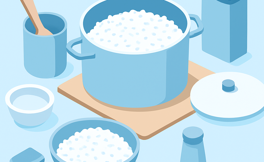Ilustracao BoraDicas tutorial como fazer arroz soltinho perfeito