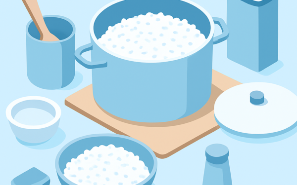 Ilustracao BoraDicas tutorial como fazer arroz soltinho perfeito