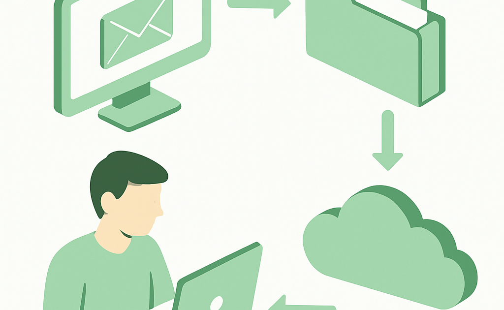 como fazer backup emails importantes passo a passo BoraDicas