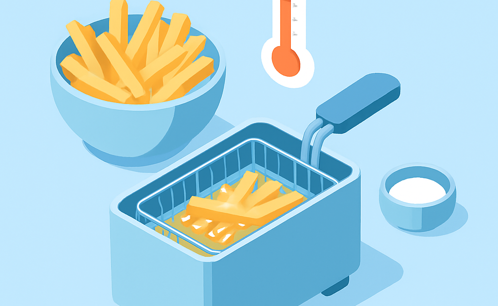 Ilustracao BoraDicas tutorial como fazer batata frita crocante