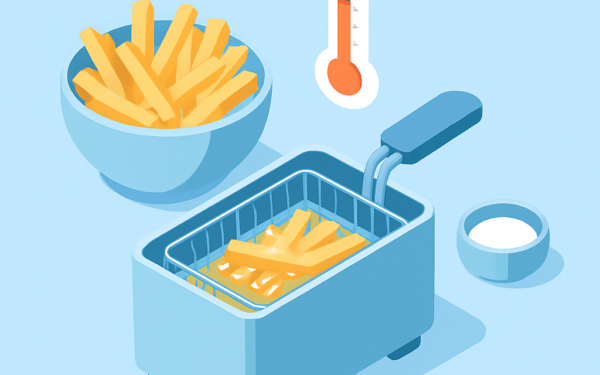 Ilustracao BoraDicas tutorial como fazer batata frita crocante