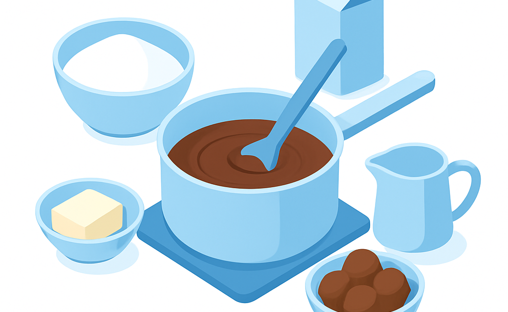 Ilustracao BoraDicas tutorial como fazer brigadeiro cremoso de panela com ponto perfeito