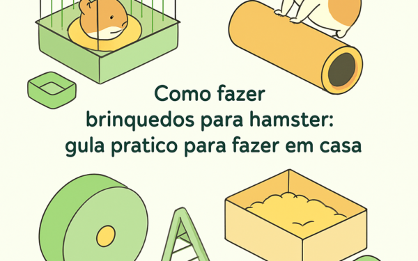 como fazer brinquedos para hamster passo a passo BoraDicas