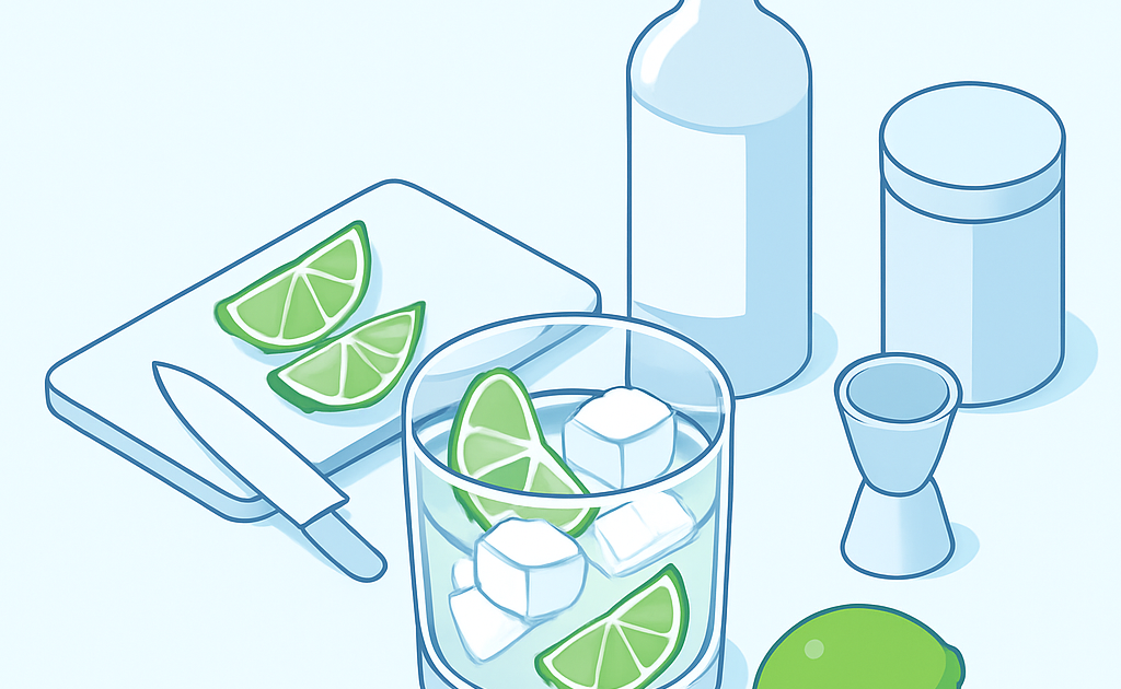 Ilustracao BoraDicas tutorial como fazer caipirinha perfeita
