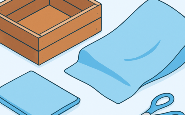 Ilustracao BoraDicas tutorial como fazer cama de cachorro em casa