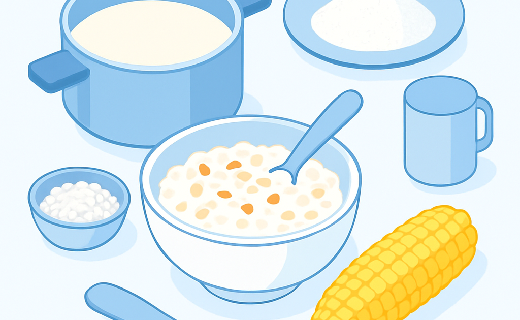 Ilustracao BoraDicas tutorial como fazer canjica branca para festa junina
