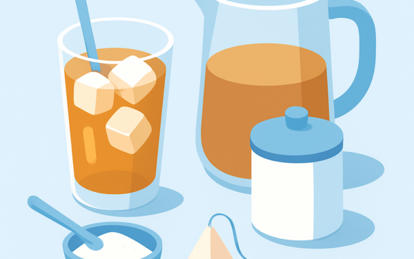 Ilustracao BoraDicas tutorial como fazer cha gelado caseiro