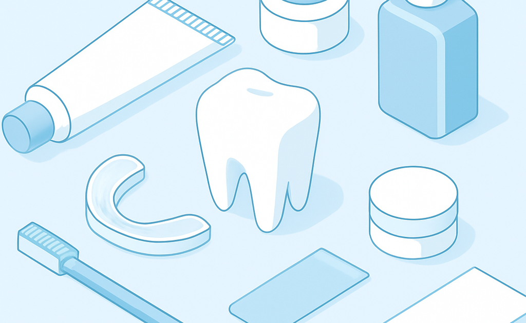 Ilustracao BoraDicas tutorial clareamento dental caseiro