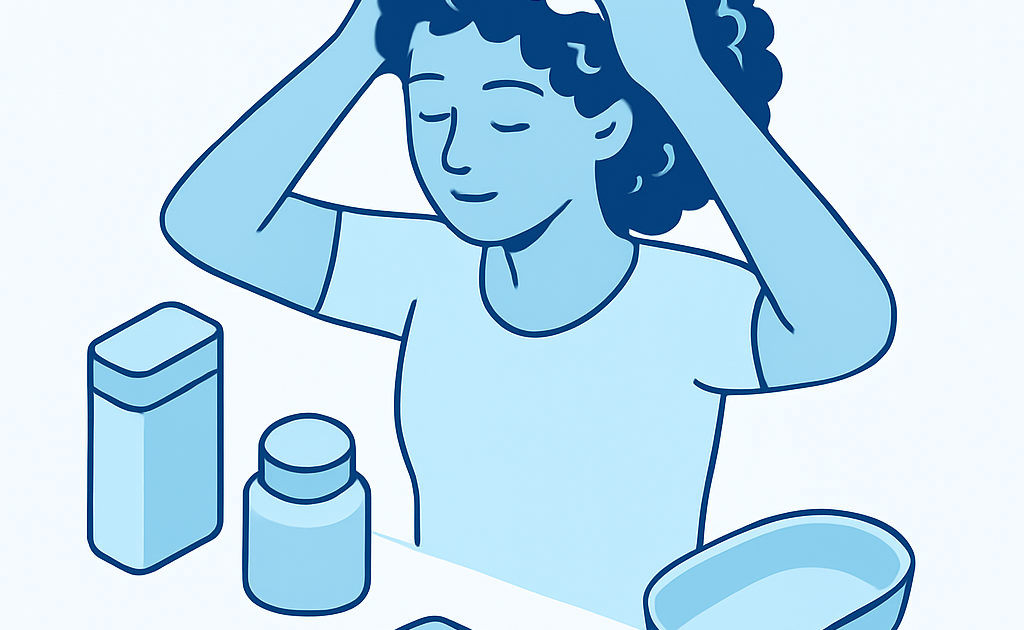 Ilustracao BoraDicas tutorial como fazer co wash no cabelo cacheado
