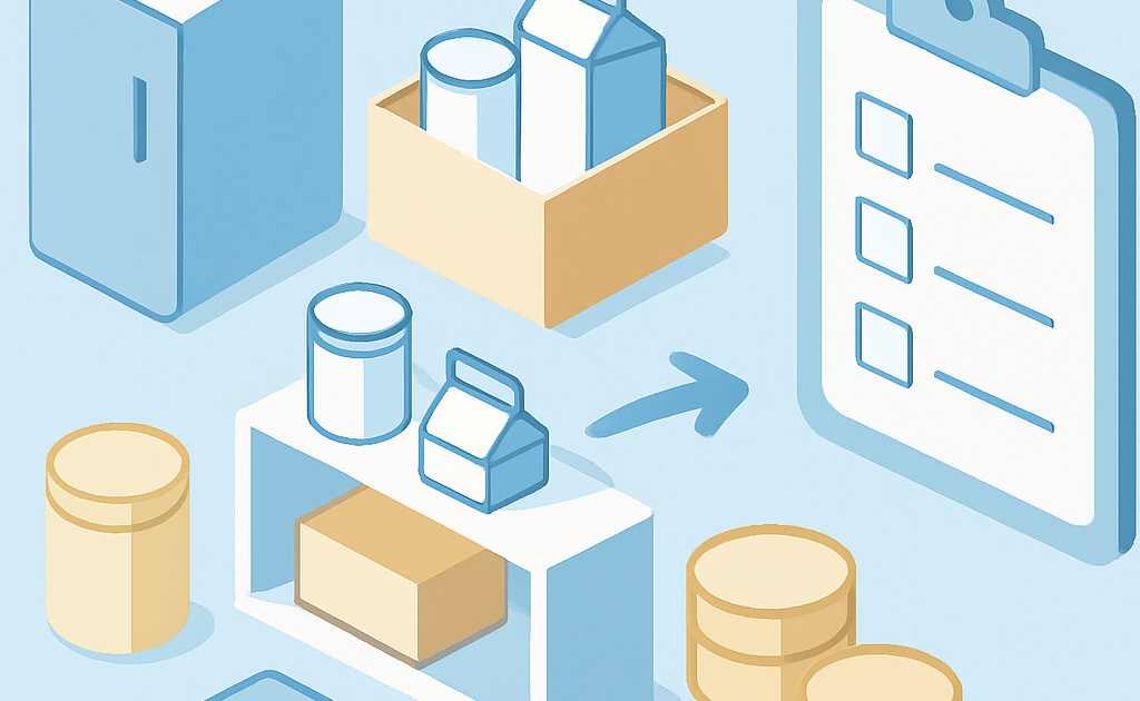 Ilustracao BoraDicas tutorial controle validade alimentos sistema FIFO
