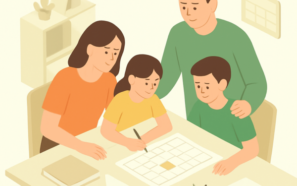 como fazer cronograma estudos familia passo a passo BoraDicas