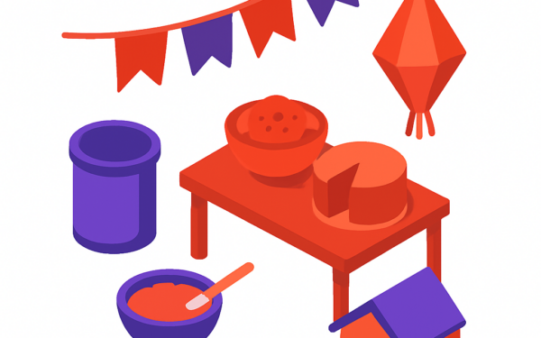 Ilustracao sazonais BoraDicas tutorial