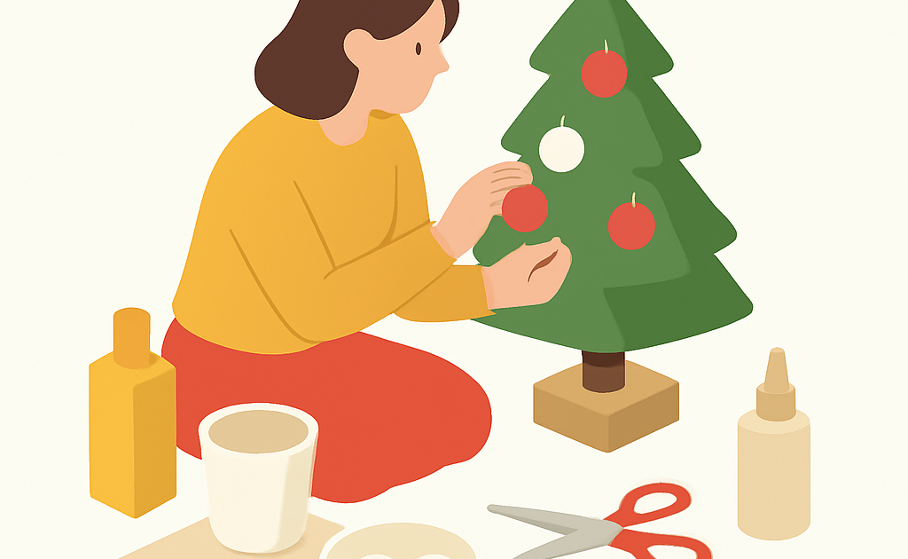 como fazer decoracao natalina caseira passo a passo BoraDicas