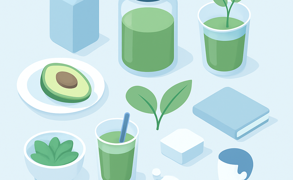 Ilustracao BoraDicas tutorial como fazer detox natural em casa com sucos e ingredientes frescos