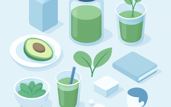 Ilustracao BoraDicas tutorial como fazer detox natural em casa com sucos e ingredientes frescos