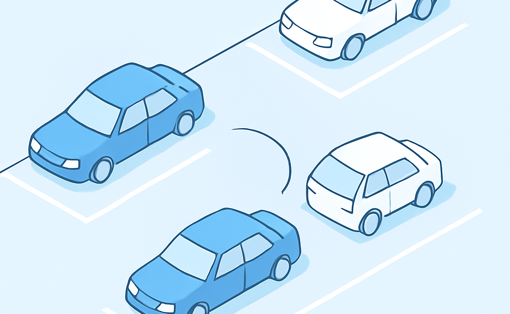 Ilustracao BoraDicas tutorial como fazer estacionamento paralelo
