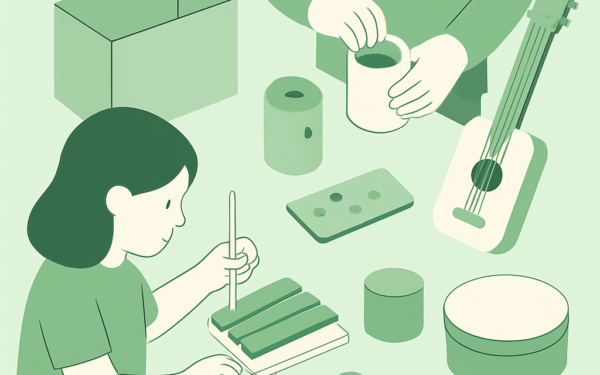 como fazer instrumentos musicais caseiros para criancas passo a passo BoraDicas