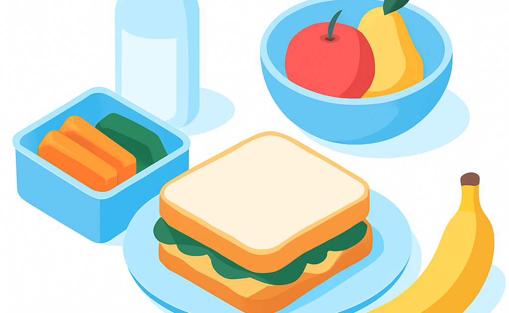 Ilustracao BoraDicas tutorial como fazer lanche saudavel para crianca