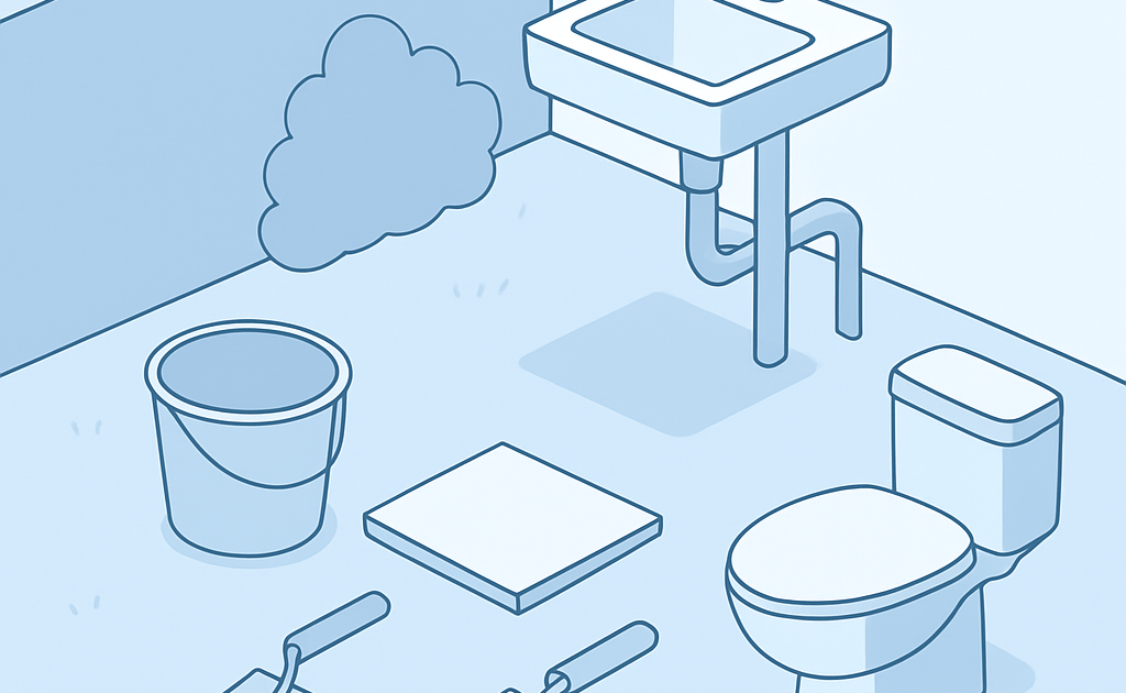 Ilustracao BoraDicas tutorial como fazer lavabo externo no quintal