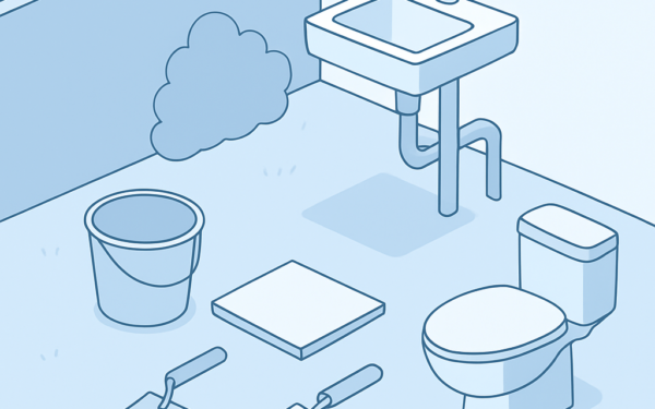 Ilustracao BoraDicas tutorial como fazer lavabo externo no quintal
