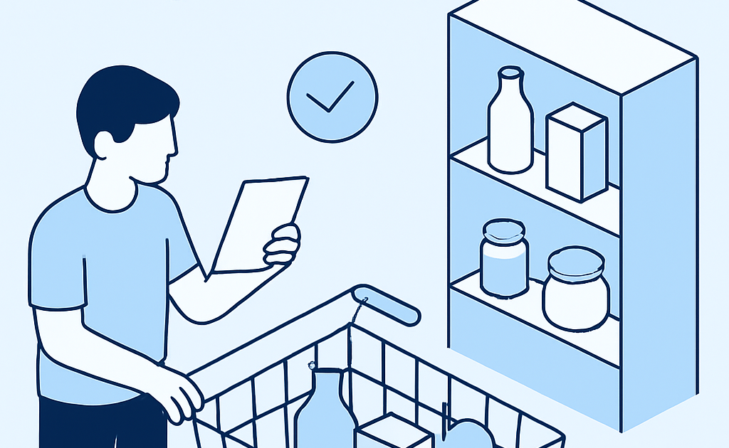Ilustracao BoraDicas tutorial como fazer lista de compras supermercado