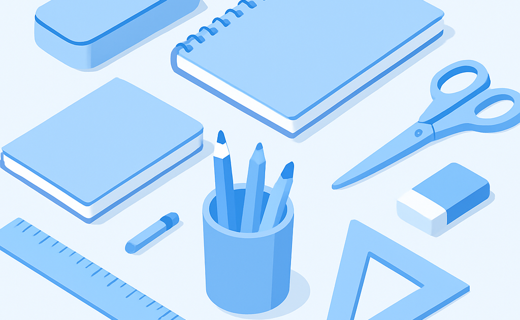 Ilustração BoraDicas tutorial como fazer lista material escolar econômica