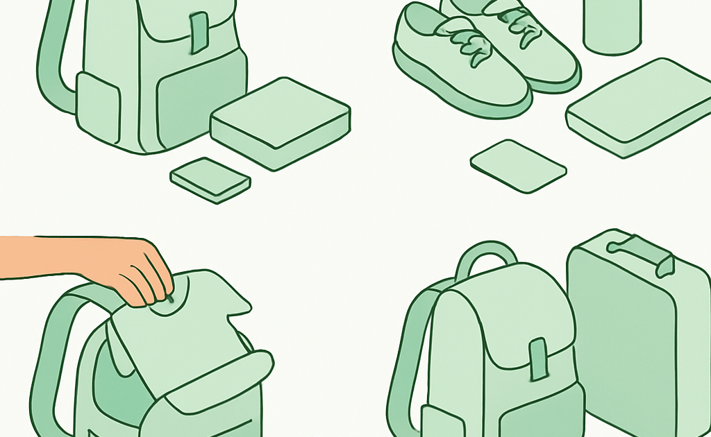 como fazer mochila viagem pratica passo a passo BoraDicas