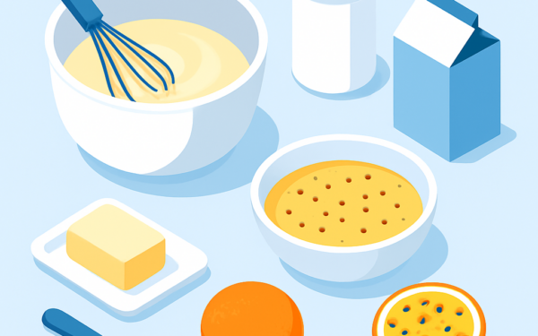 Ilustracao BoraDicas tutorial como fazer mousse de maracuja sem gelatina