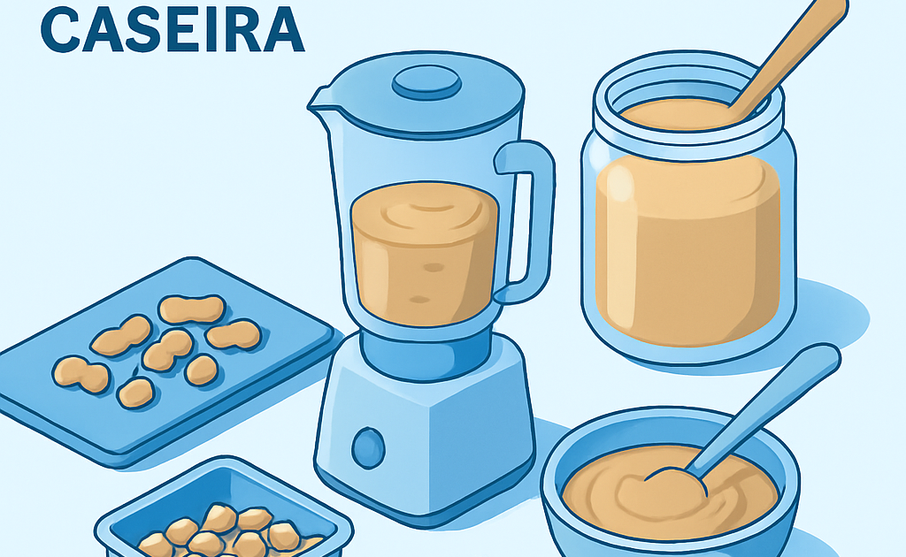 como fazer pasta amendoim caseira passo a passo BoraDicas