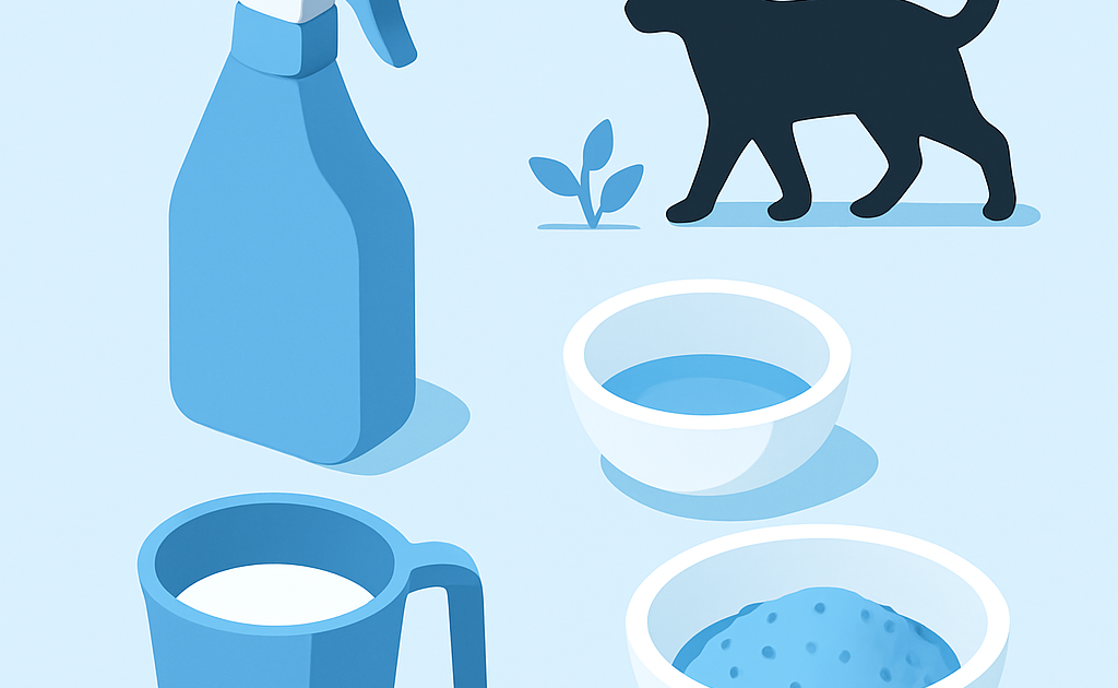 Ilustracao BoraDicas tutorial como fazer repelente de gato caseiro para jardim