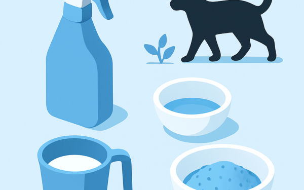 Ilustracao BoraDicas tutorial como fazer repelente de gato caseiro para jardim