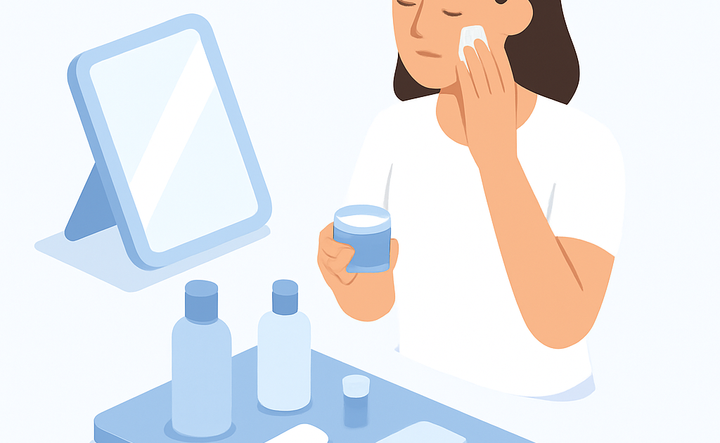 Ilustracao BoraDicas tutorial rotina de beleza matinal em 10 minutos