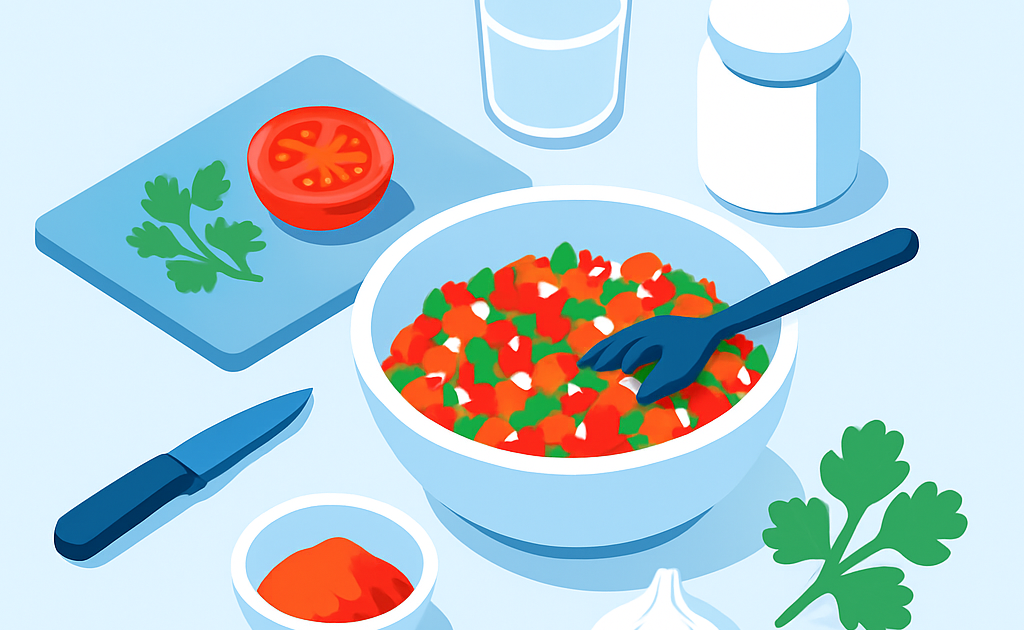 como fazer salsa mexicana caseira passo a passo BoraDicas