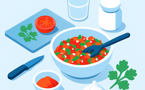 como fazer salsa mexicana caseira passo a passo BoraDicas