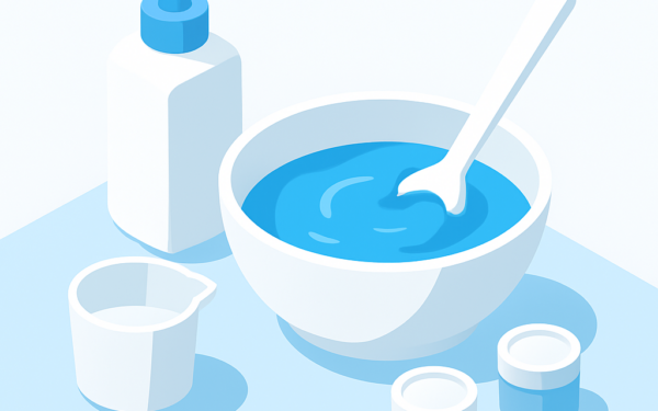 Ilustracao BoraDicas tutorial como fazer slime caseiro seguro para criancas