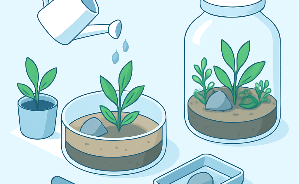 Ilustracao BoraDicas tutorial como fazer terrario em casa passo a passo