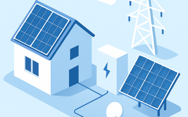 Ilustracao BoraDicas tutorial como funciona energia solar residencial