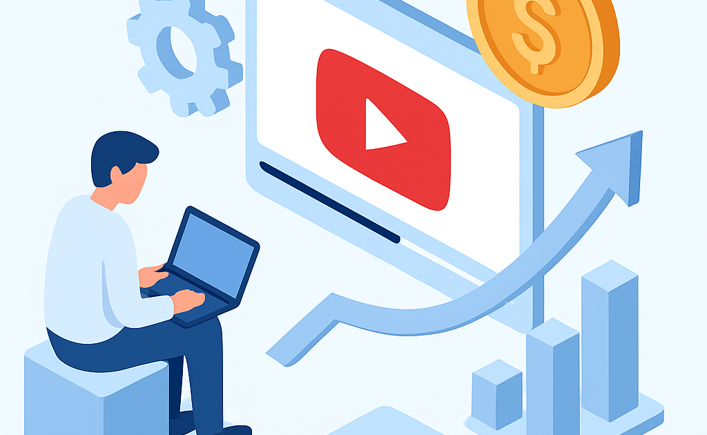 Ilustracao BoraDicas tutorial monetizacao YouTube 2026
