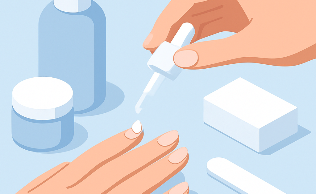 Ilustração BoraDicas tutorial como hidratar unhas e cutículas em casa
