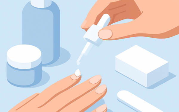 Ilustração BoraDicas tutorial como hidratar unhas e cutículas em casa
