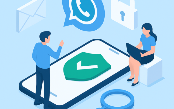 Ilustracao BoraDicas tutorial como identificar golpe no WhatsApp