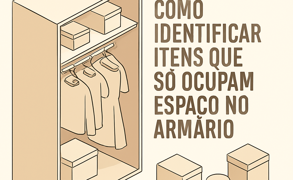 como identificar itens que so ocupam espaco no armario passo a passo BoraDicas